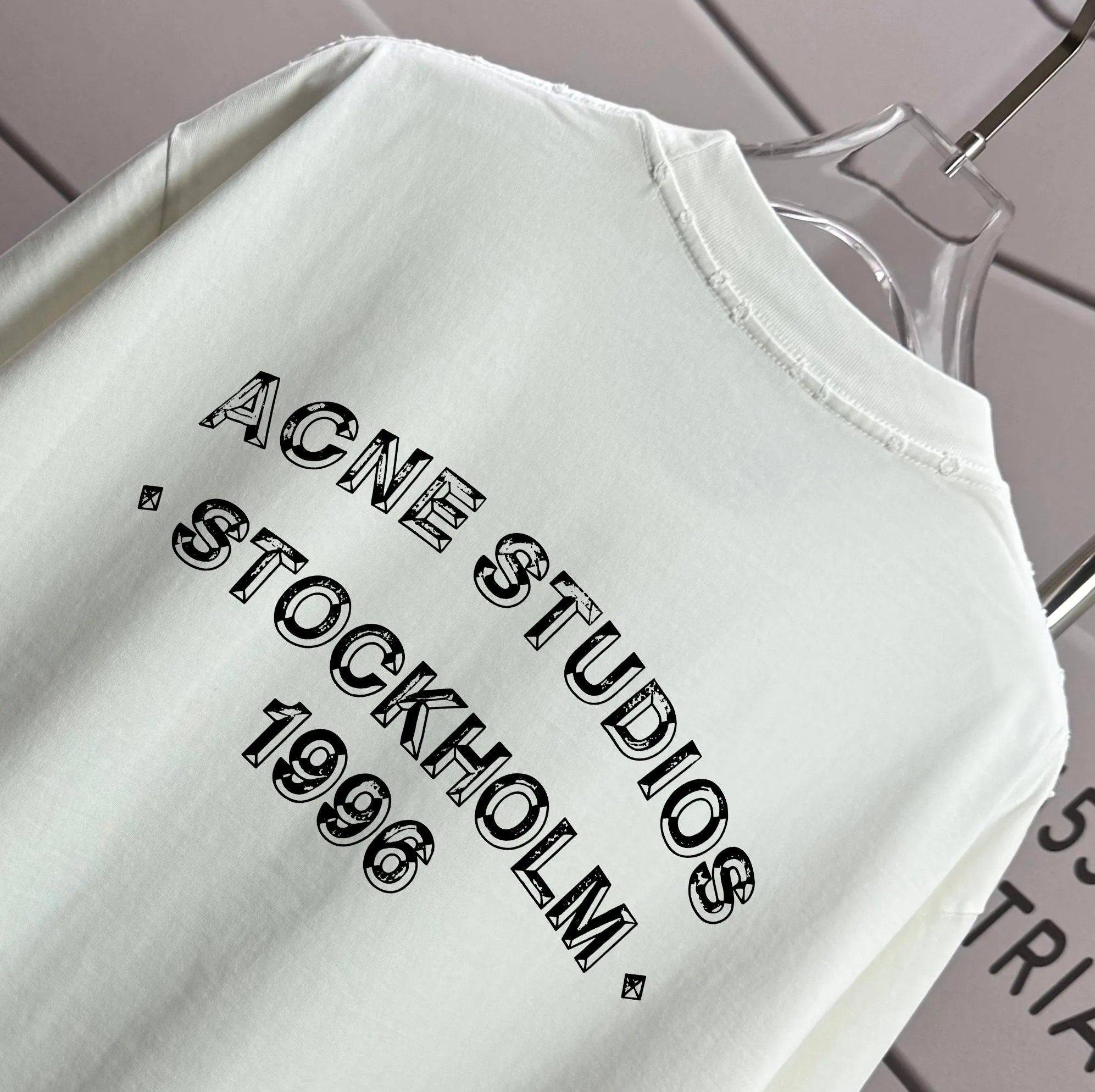 # 90 Acne studios * 2026 New Arrival tee Same Style : Size :S M L XL XXL Size： S （90-130 ） M （120-150 ） L （140-165 ） XL （160-180 ） XXL （180 ）